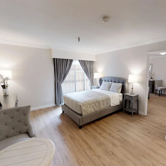 Palmcrest Grand Assisted Living & Memory Care bedroom